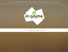 Tablet Screenshot of idegraphie.com